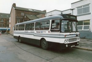 A new black & white livery was introduced by Western in late 1985